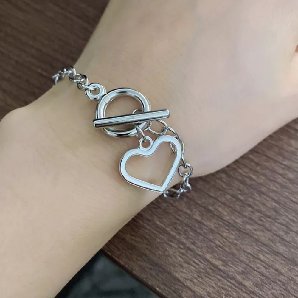 Thick Chain Hip Hop Fan Bracelet